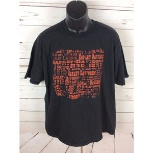 Harley Davidson Mens T Shirt XL Live To Ride HD